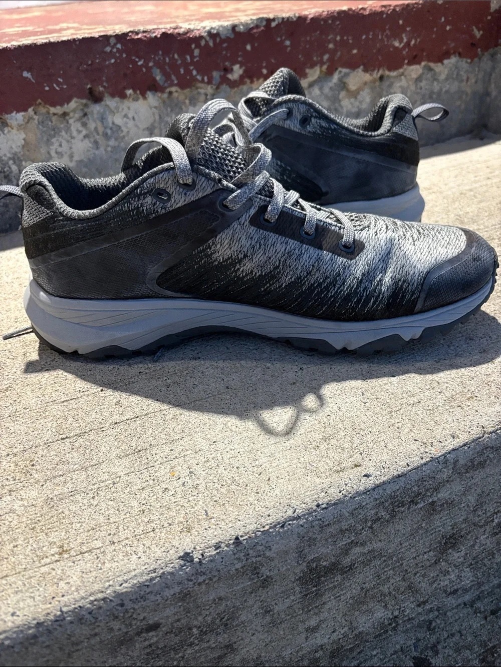 The North Face Men's Grey Athletic Trail Sneakers size 10.5